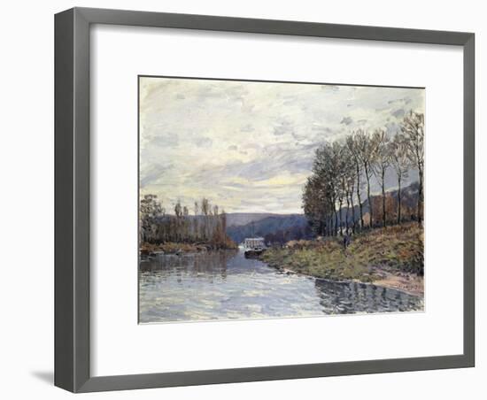 The Seine at Bougival, 1873-Alfred Sisley-Framed Giclee Print