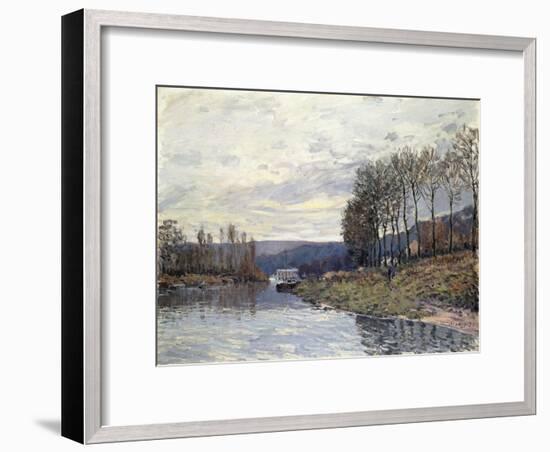 The Seine at Bougival, 1873-Alfred Sisley-Framed Giclee Print