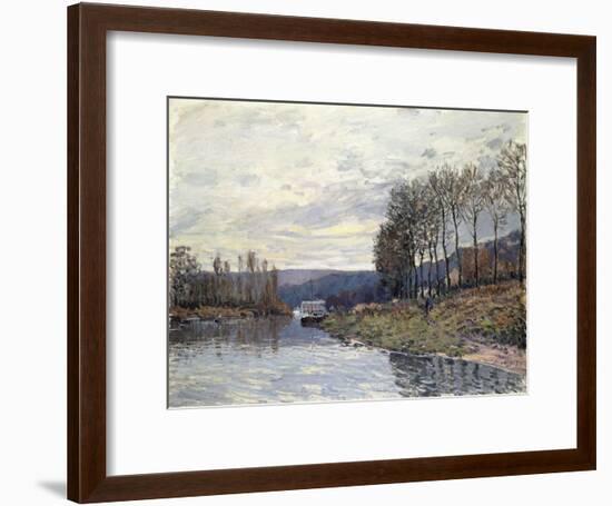 The Seine at Bougival, 1873-Alfred Sisley-Framed Giclee Print