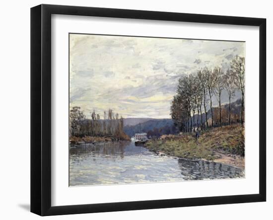 The Seine at Bougival, 1873-Alfred Sisley-Framed Giclee Print