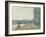 The Seine at Bouille, a Gust of Wind, 1894-Alfred Sisley-Framed Giclee Print