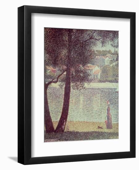 The Seine at Courbevoie, 1885-Georges Seurat-Framed Giclee Print