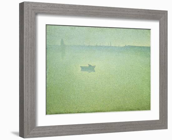 The Seine at Dawn-Charles Angrand-Framed Giclee Print