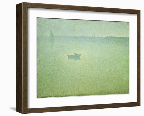 The Seine at Dawn-Charles Angrand-Framed Giclee Print