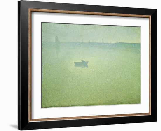 The Seine at Dawn-Charles Angrand-Framed Giclee Print