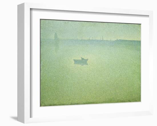 The Seine at Dawn-Charles Angrand-Framed Giclee Print