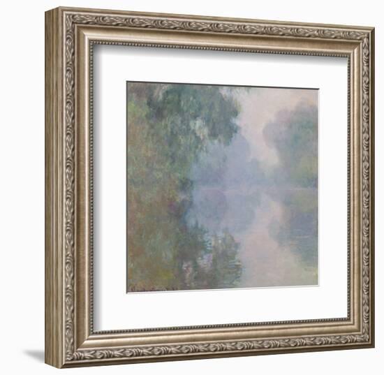 The Seine at Giverny, Morning Mists, 1897-Claude Monet-Framed Art Print