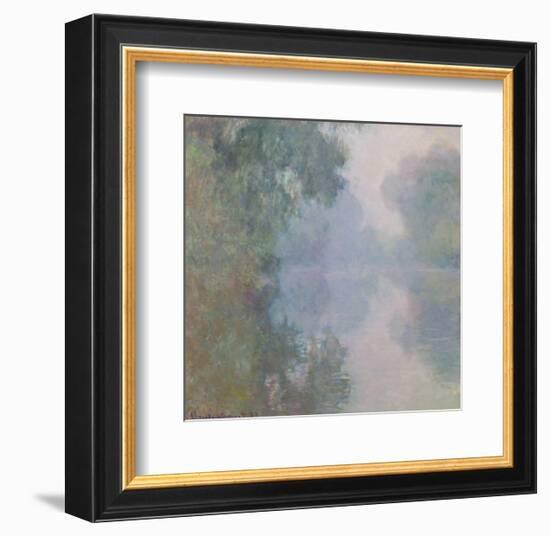 The Seine at Giverny, Morning Mists, 1897-Claude Monet-Framed Art Print