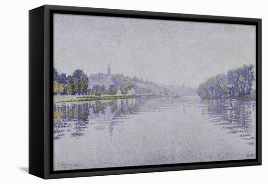 The Seine at Herblay, c.1889-Paul Signac-Framed Premier Image Canvas