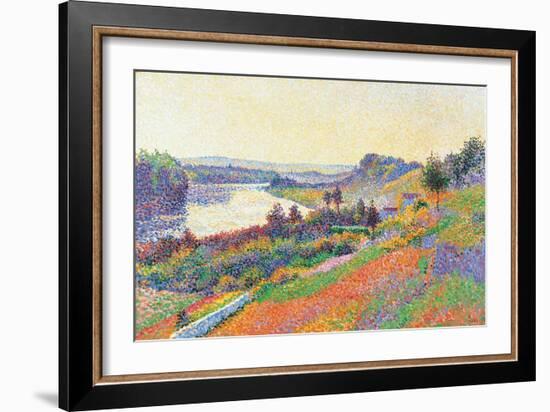 The Seine at Herblay-null-Framed Giclee Print