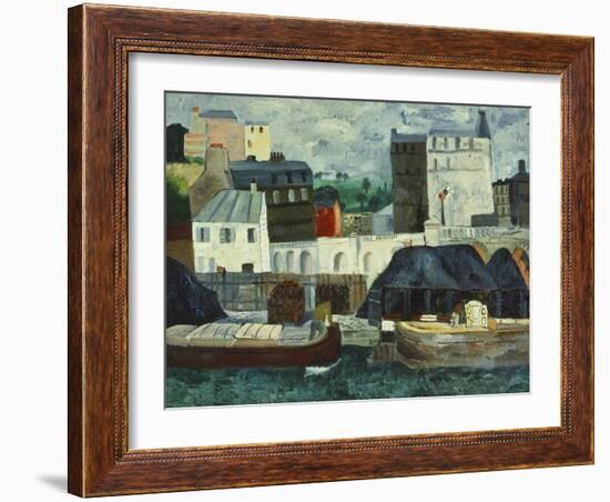 The Seine at Passy-Christopher Wood-Framed Giclee Print