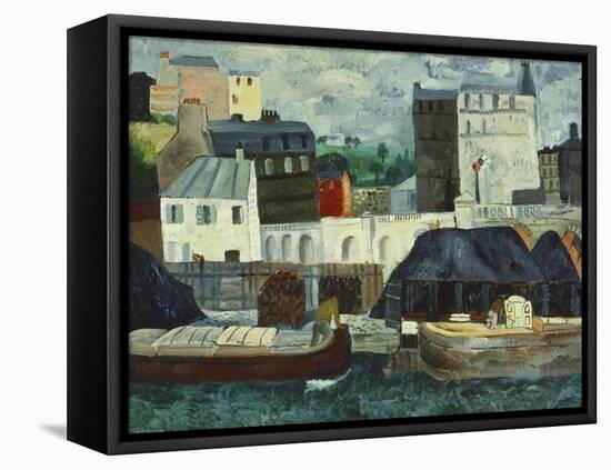 The Seine at Passy-Christopher Wood-Framed Premier Image Canvas