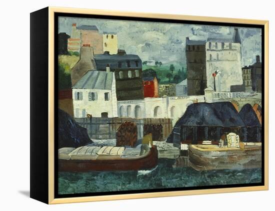 The Seine at Passy-Christopher Wood-Framed Premier Image Canvas