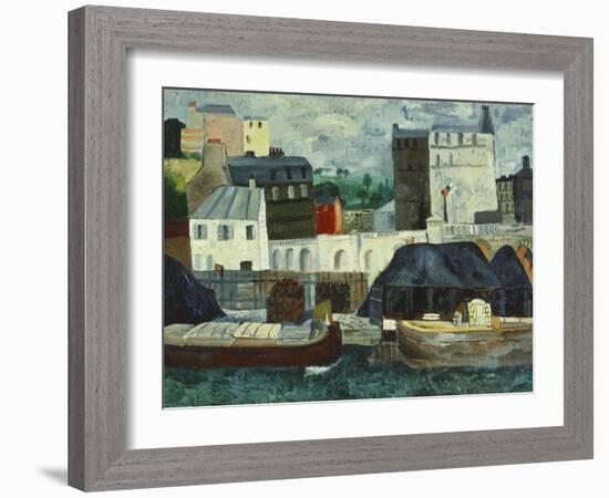 The Seine at Passy-Christopher Wood-Framed Giclee Print