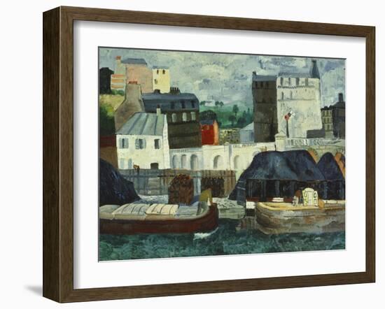 The Seine at Passy-Christopher Wood-Framed Giclee Print