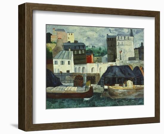 The Seine at Passy-Christopher Wood-Framed Giclee Print