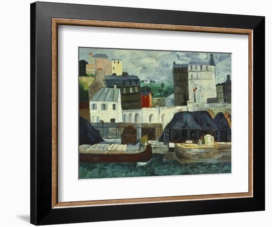 The Seine at Passy-Christopher Wood-Framed Giclee Print