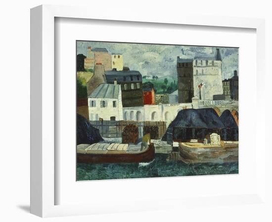 The Seine at Passy-Christopher Wood-Framed Giclee Print