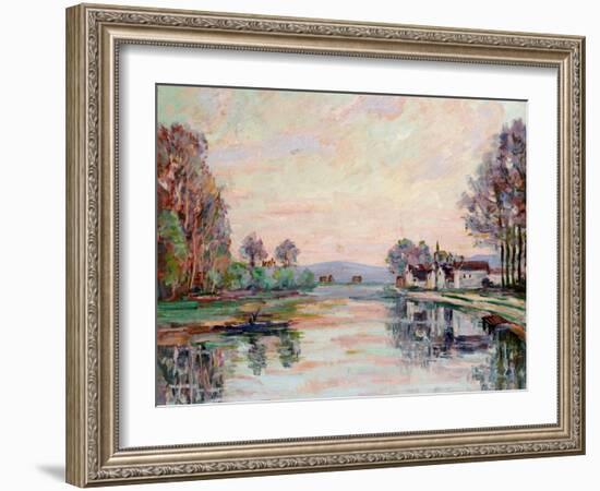 The Seine at Samois, c.1900-Armand Guillaumin-Framed Giclee Print