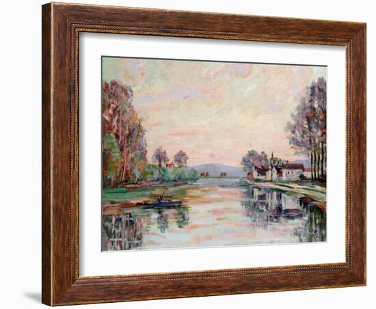 The Seine at Samois, c.1900-Armand Guillaumin-Framed Giclee Print