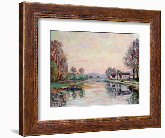 The Seine at Samois, c.1900-Armand Guillaumin-Framed Giclee Print