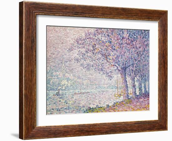 The Seine at St. Cloud, 1903-Paul Signac-Framed Giclee Print