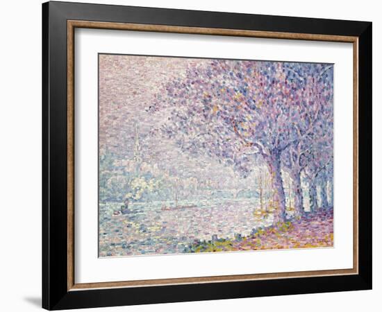 The Seine at St. Cloud, 1903-Paul Signac-Framed Giclee Print