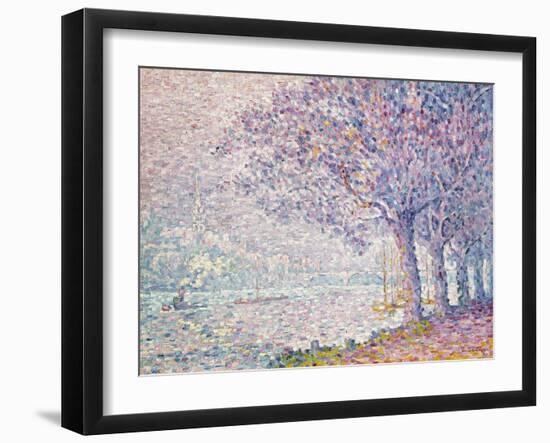 The Seine at St. Cloud, 1903-Paul Signac-Framed Giclee Print