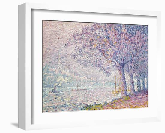 The Seine at St. Cloud, 1903-Paul Signac-Framed Giclee Print