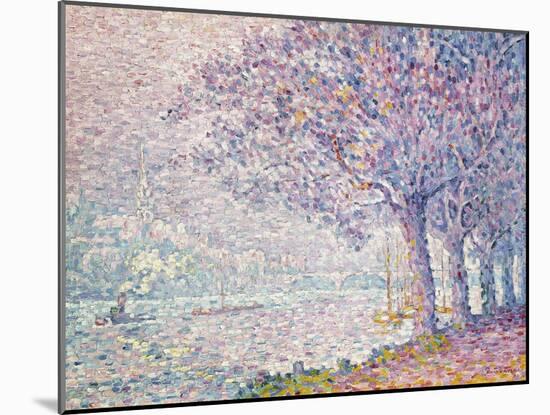 The Seine at St. Cloud, 1903-Paul Signac-Mounted Giclee Print