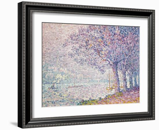 The Seine at St. Cloud, 1903-Paul Signac-Framed Giclee Print