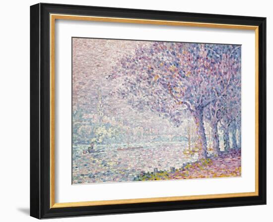 The Seine at St. Cloud, 1903-Paul Signac-Framed Giclee Print