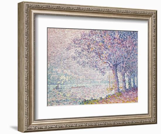 The Seine at St. Cloud, 1903-Paul Signac-Framed Giclee Print