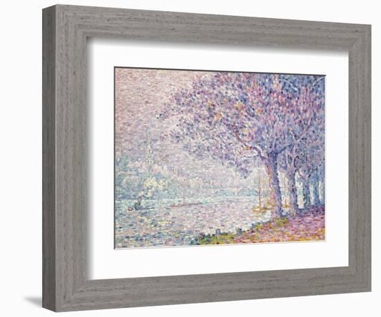 The Seine at St. Cloud, 1903-Paul Signac-Framed Giclee Print