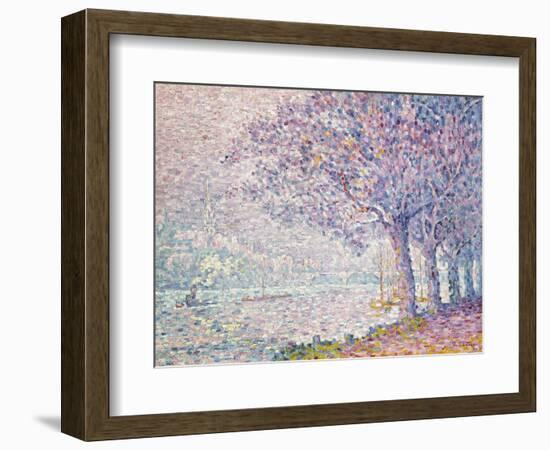 The Seine at St. Cloud, 1903-Paul Signac-Framed Giclee Print