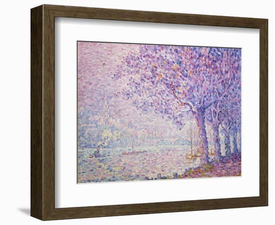 The Seine at St, Cloud, 1903-Paul Signac-Framed Giclee Print