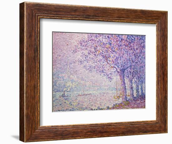 The Seine at St, Cloud, 1903-Paul Signac-Framed Giclee Print