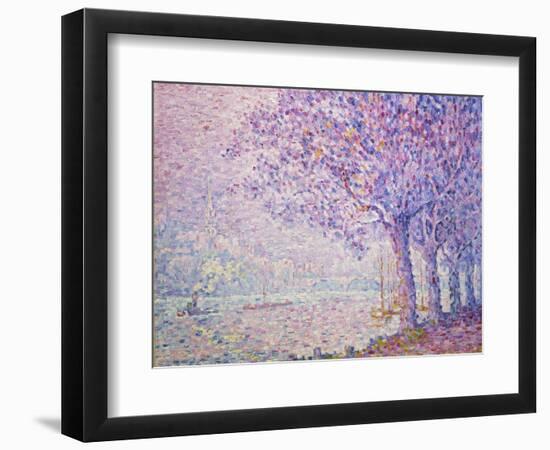 The Seine at St, Cloud, 1903-Paul Signac-Framed Giclee Print