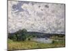 The Seine at Suresnes, 1877-Alfred Sisley-Mounted Giclee Print