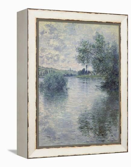 The Seine at Vetheuil, 1879-Claude Monet-Framed Premier Image Canvas