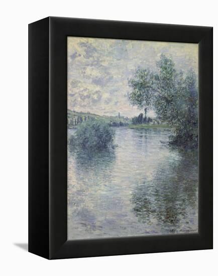 The Seine at Vetheuil, 1879-Claude Monet-Framed Premier Image Canvas