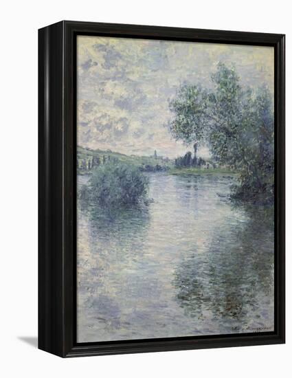 The Seine at Vetheuil, 1879-Claude Monet-Framed Premier Image Canvas