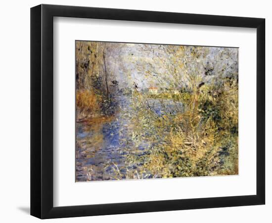 The Seine by Argenteuil-Pierre-Auguste Renoir-Framed Giclee Print