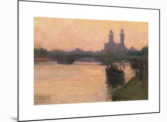 The Seine, c.1902-Henry Ossawa Tanner-Mounted Premium Giclee Print