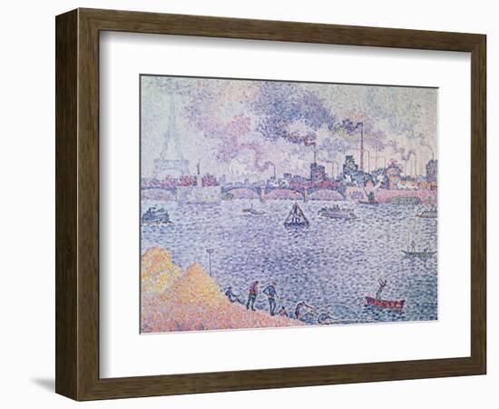 The Seine, Grenelle, 1899-Paul Signac-Framed Giclee Print