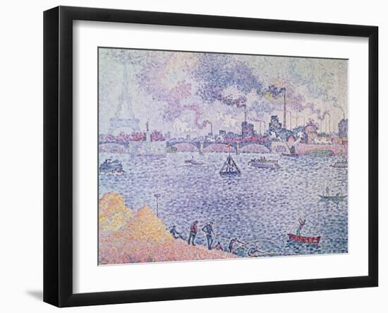 The Seine, Grenelle, 1899-Paul Signac-Framed Giclee Print