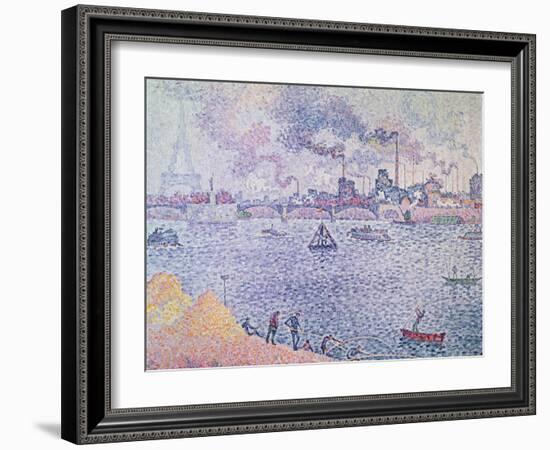 The Seine, Grenelle, 1899-Paul Signac-Framed Giclee Print