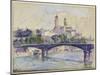 The Seine in Front of the Trocadero-Henri Edmond Cross-Mounted Giclee Print