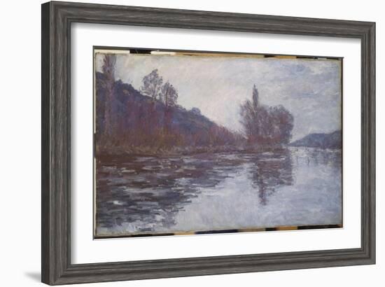 The Seine Near Giverny, 1894-Claude Monet-Framed Giclee Print