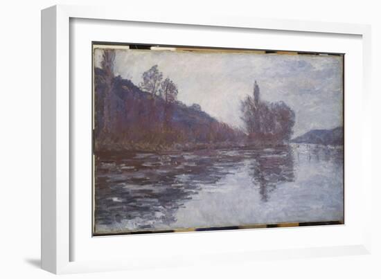 The Seine Near Giverny, 1894-Claude Monet-Framed Giclee Print